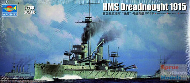 TRP06705 1:700 Trumpeter HMS Dreadnought 1915 - Sprue Brothers