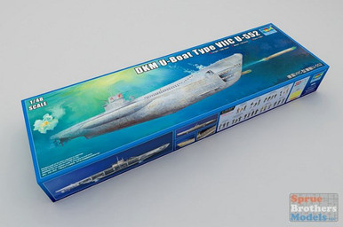 TRP06801 1:48 Trumpeter DKM U-Boat Type VIIC U-552 - Sprue