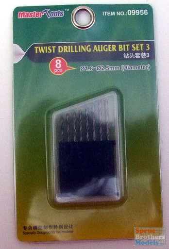 TRP09956 Trumpeter/MasterTools Twist Drilling Auger Bit Set 3 (1.8-2 ...