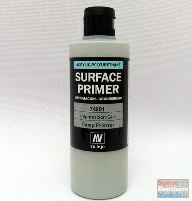  Vallejo Grey Primer Acrylic Polyurethane, 200ml : Arts