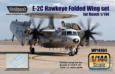 WPD14404 1:144 Wolfpack E-2C Hawkeye Folded Wing Set (REV kit