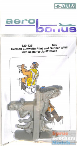 ARSAB320125 1:32 AeroBonus Ju 87 Stuka Pilot and Gunner with Seats