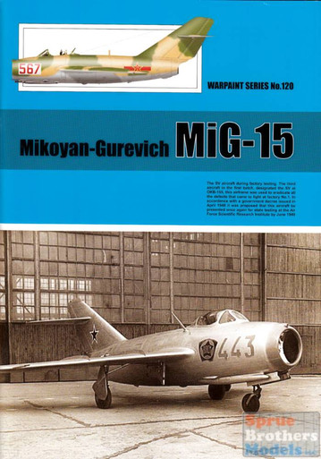 WPT120 Warpaint Books - Mikoyan-Gurevich MiG-15 - Sprue Brothers