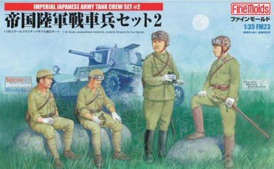 FNMFM23 1:35 Fine Molds Imperial Japanese Army Tank Crew Set #2