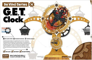 ACA18185 Academy Da Vinci Series: G.E.T. Clock - Sprue Brothers