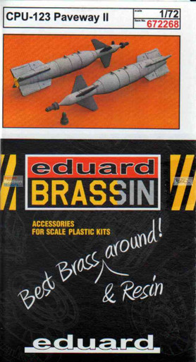 EDU672268 1:72 Eduard Brassin CBU-123 Paveway II Set - Sprue