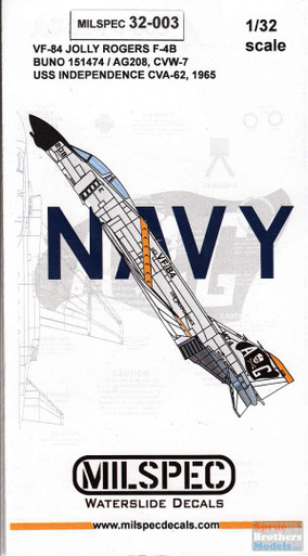 CAMMS32003 1:32 MilSpec Decals - F-4B Phantom II VF-84 Jolly