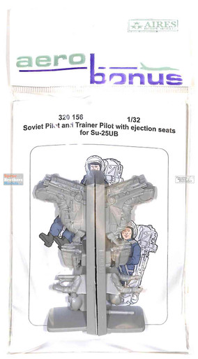 AEROBONUS 1//32 SOVIET SU25 PILOT W//EJECTION SEAT 320155
