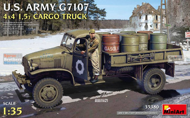 MIA35380 1:35 Miniart US Army G7107 4x4 1.5T Cargo Truck - Sprue