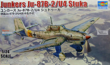 Amazon.com: Trumpeter 1: 24 - Junkers Ju 87A Stuka : Arts
