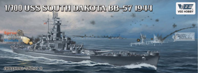 VEEV57005V 1:700 Vee Hobby USS South Dakota BB-57 1944 - Sprue