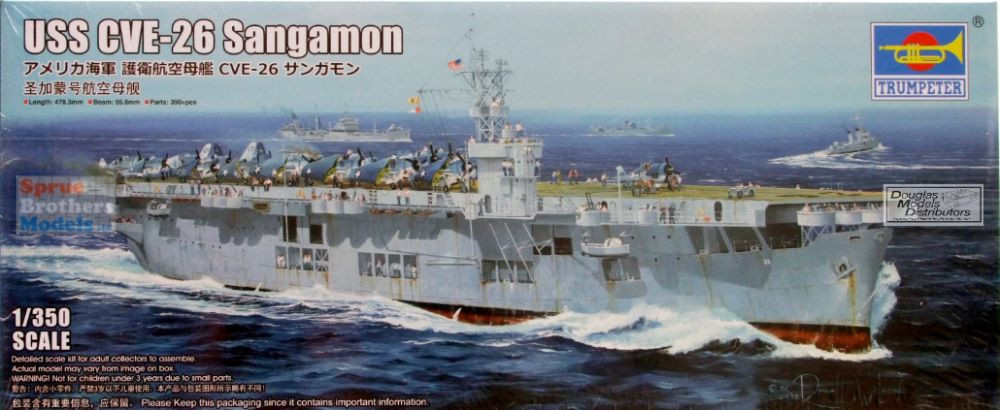 TRP05369 1:350 Trumpeter USS Sangamon CVE-26 - Foto 1 di 1