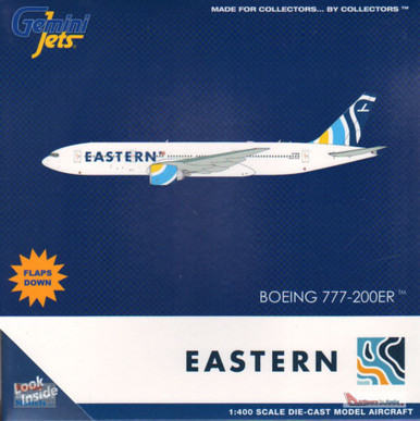 GEMGJ2059F 1:400 Gemini Jets Eastern Boeing 777-200ER Reg #N771KW