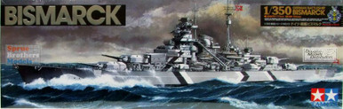 TAM78013 1:350 Tamiya Battleship Bismarck - Sprue Brothers Models LLC