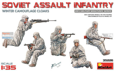 MIA35226 1:35 MiniArt Soviet Assault Infantry in Winter Camouflage