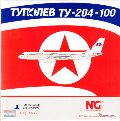 NGM40006 1:400 NG Model Air Koryo Tupolev Tu-204-100V Reg #P
