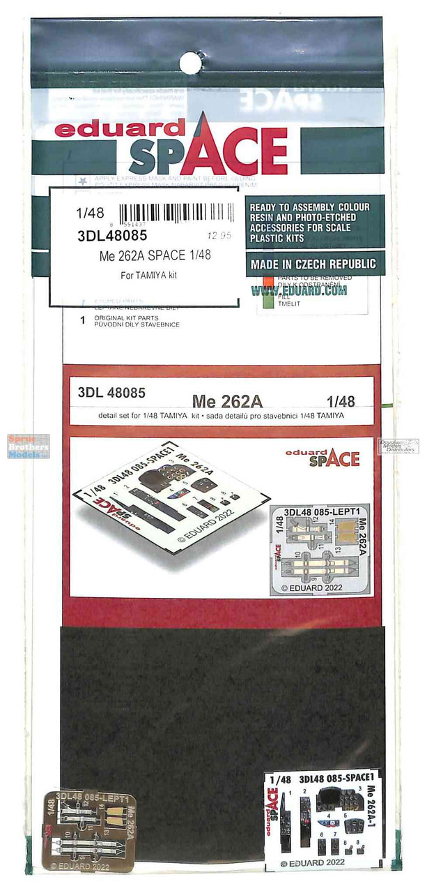 EDU3DL48085 1:48 Eduard SPACE - Me262A (TAM kit) - Picture 1 of 2