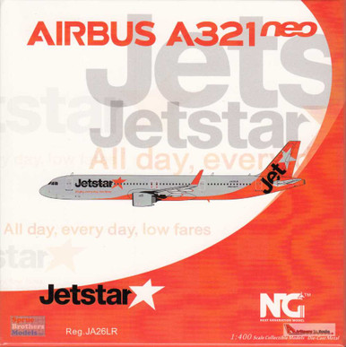 NGM13052 1:400 NG Model Jetstar Airbus A321neo Reg #JA26LR 