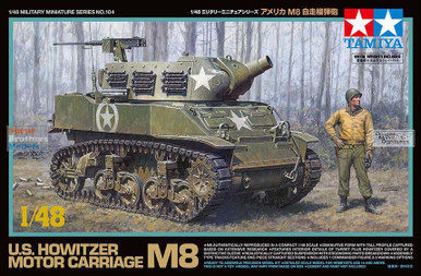 TAM32604 1:48 Tamiya M8 US Howitzer Motor Carriage - Sprue