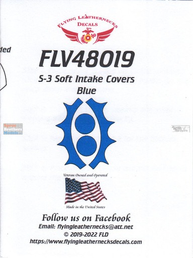 ORDFLV48019 1:48 Flying Leathernecks S-3 Viking Soft Intake Covers