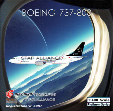 PHX11791 1:400 Phoenix Model Air China B737-800(W) Reg #B-5497