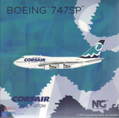 NGM07027 1:400 NG Model Corsair B747SP Reg #F-GTOM (pre-painted/pre-built)