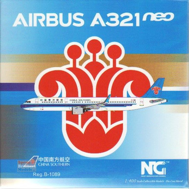NGM13066 1:400 NG Model China Southern Airbus A321neo Reg #B-1089