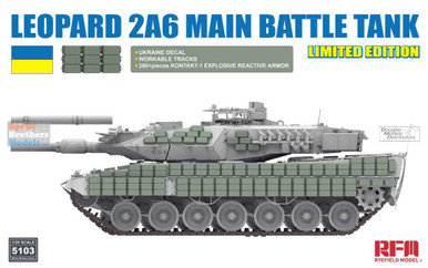 RFMRM5103 1:35 Rye Field Model Ukraine Leopard 2A6