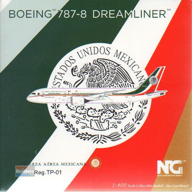 NGM59022 1:400 NG Model Mexico Air Force B787-8 Reg #TP-01 (pre
