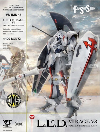 ZKMK31822 1:100 Volks LED Mirage V3 =Delta Berunn 3007= (The Five Star  Stories)