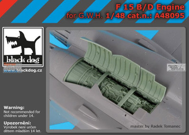 優先配送 BLDA48095A 1:48 Black Dog F-15B F-15D Eagle Engine (GWH kit プラモデル