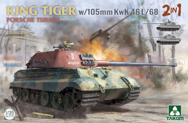 TAK02178 1:35 Takom Sd.Kfz.182 King Tiger with 105mm KwK 46L/68