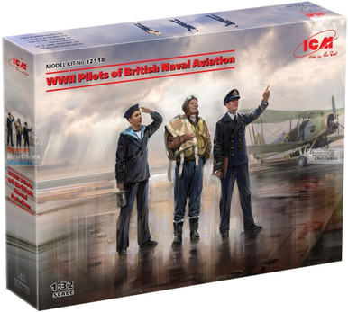 ICM32118 1:32 ICM WW2 Pilots of British Naval Aviation Figure Set ...