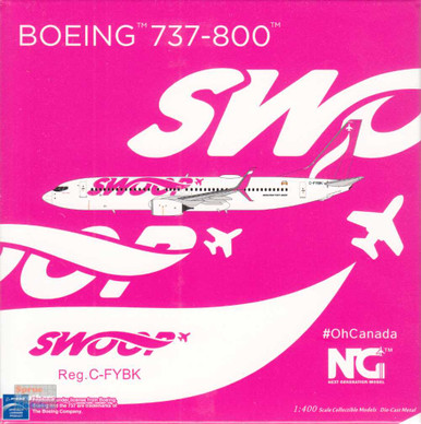 NGM58206 1:400 NG Model Swoop Airlines B737-800(S) Reg #C-FYBK