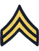 Corporal E-4 Dress Blue Chevrons Pair