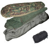 Military 4pc Modular Sleep System MSS Woodland Camo Sleeping Bag -55 Degrees