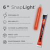 Cyalume 6 inch Red SnapLight 12hr Light Sticks 10pk