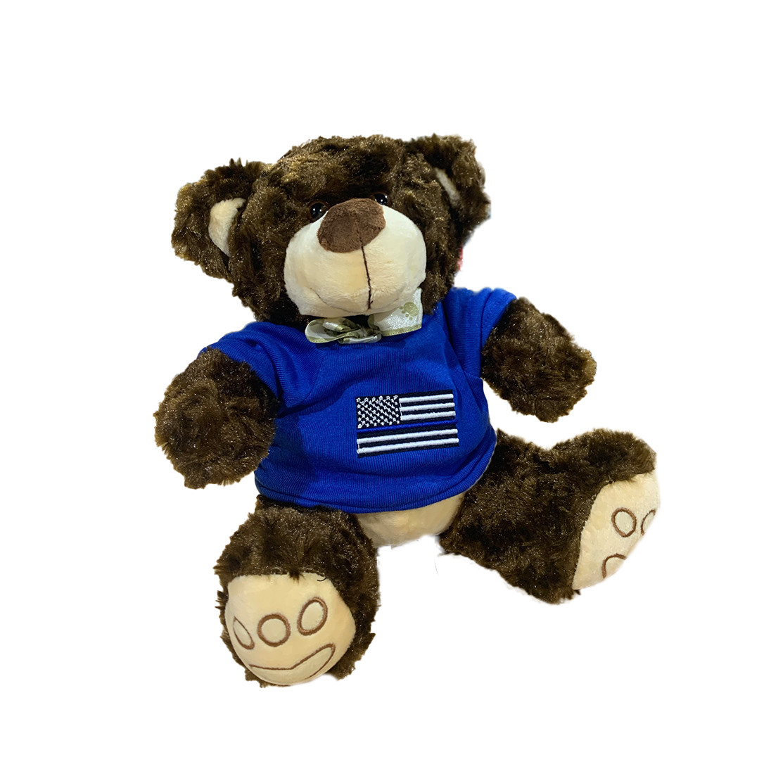 Thin Blue Line Teddy Bear - SGT TROYS