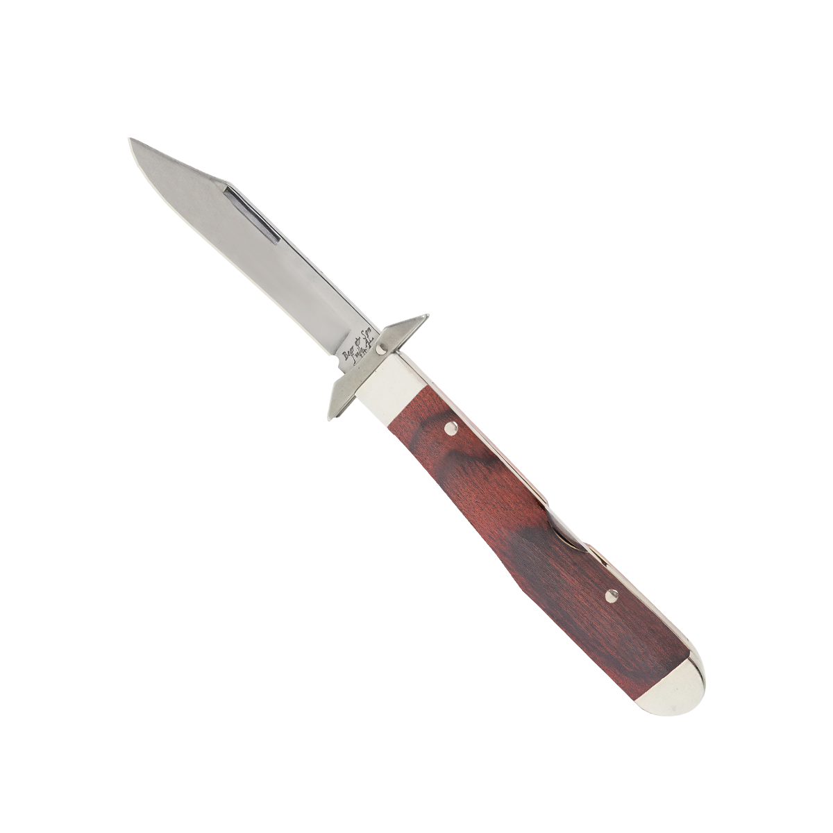 Bear and Son 3 in. Swing Guard Lockback Rosewood 211R - SGT TROYS
