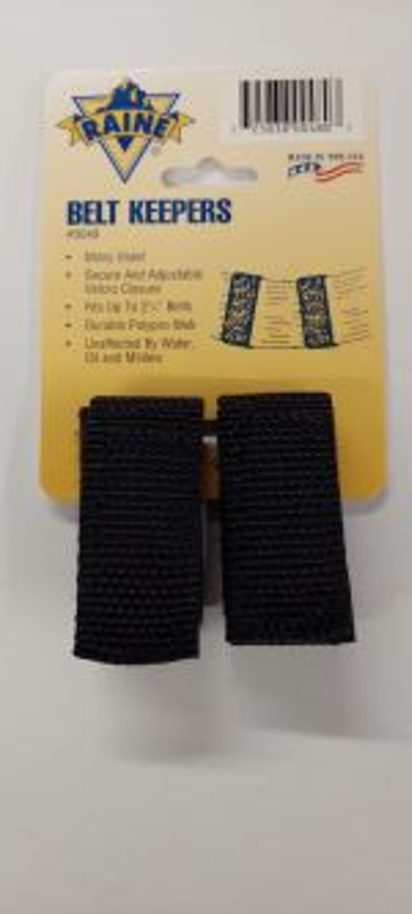 Raine Velcro Belt Keepers (Pair) Made in USA - SGT TROYS