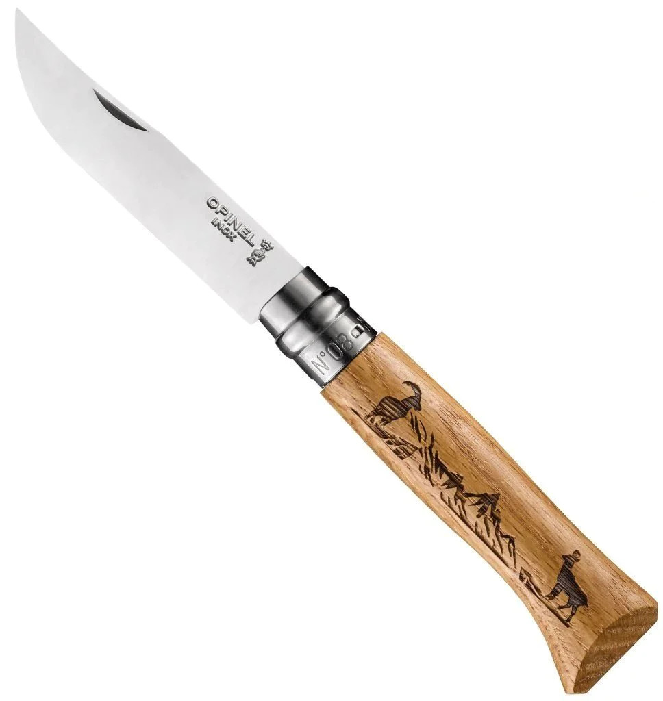 OPINEL No. 08 Animal MOUNTAIN GOAT Folding Knife - SGT TROYS