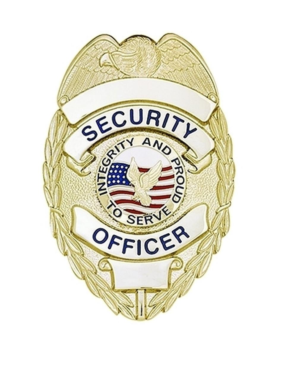 Rothco Security Enforcement Officer Badge, Gold, 3.125 x 2.25