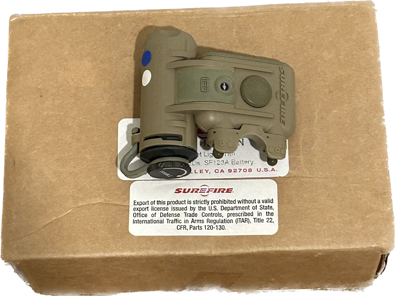 Surefire HL1-A-TN Combat Helmet Light Surefire HL1-A-TN Combat Helmet Light