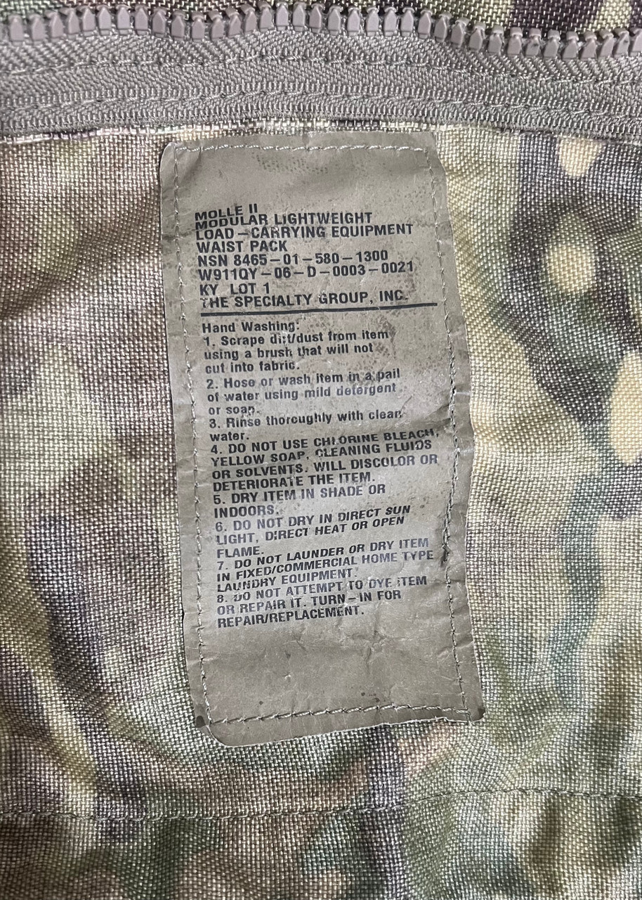 New USGI US Army MOLLE II Butt Waist Pack General Purpose Pouch Multicam  OCP - Pioneer Recycling Services