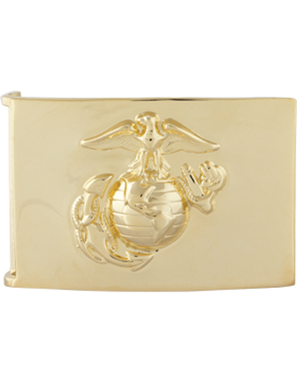 Marine Corps Enlisted Belt Buckle:24K Gold Plated Plain - Military Depot