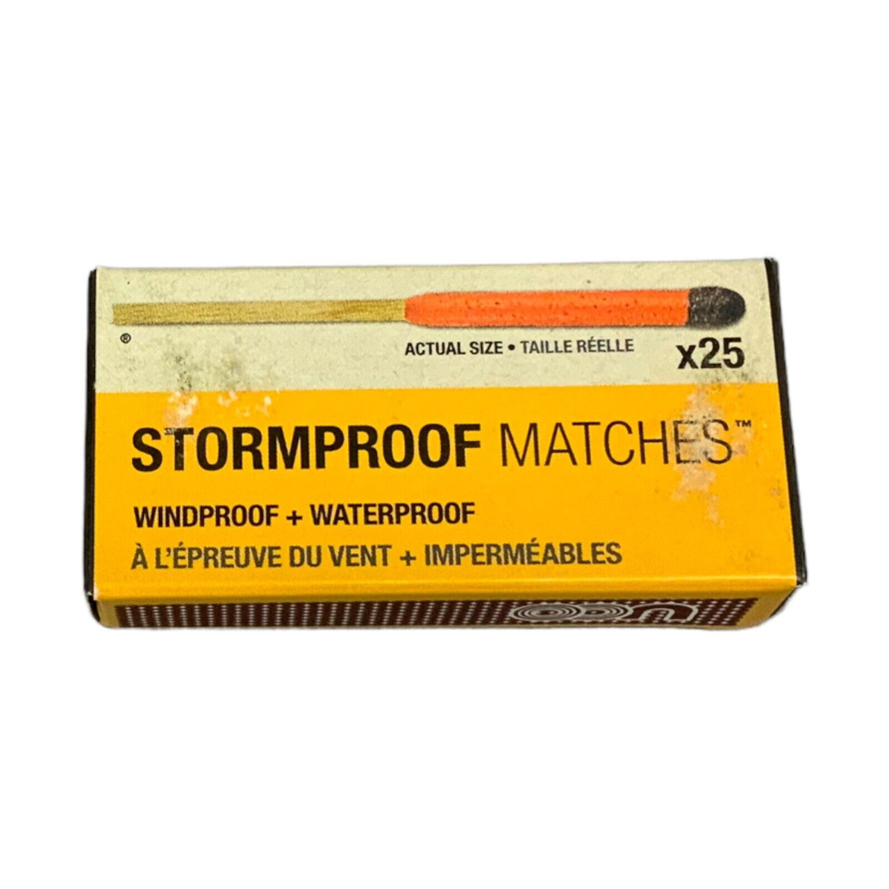 UCO Hurricane Matches - 25 Allumettes étanches Et Coupe-vent - Camping US