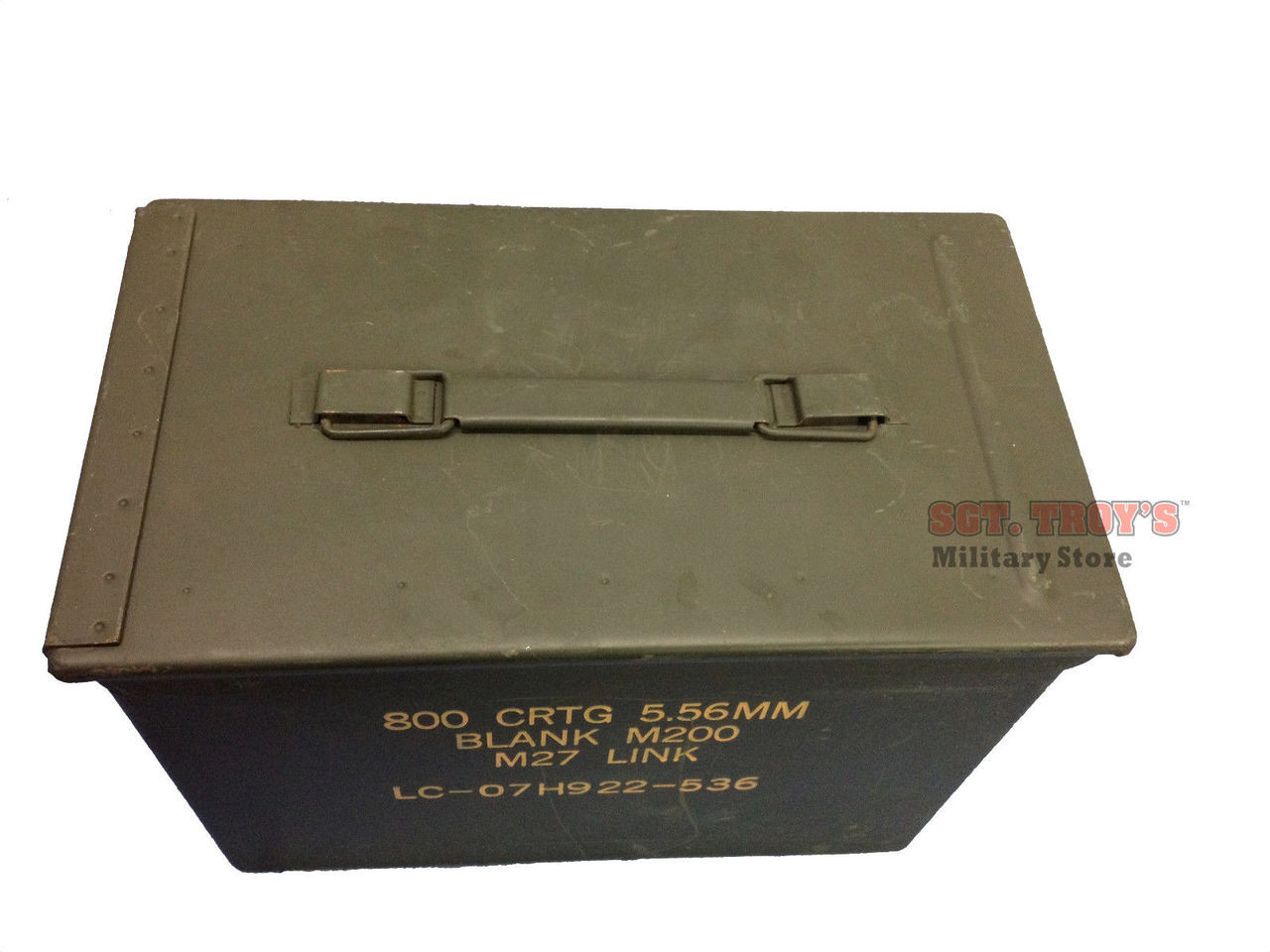 USGI Fat 50 Cal Saw Metal Ammo Can | SGT TROYS