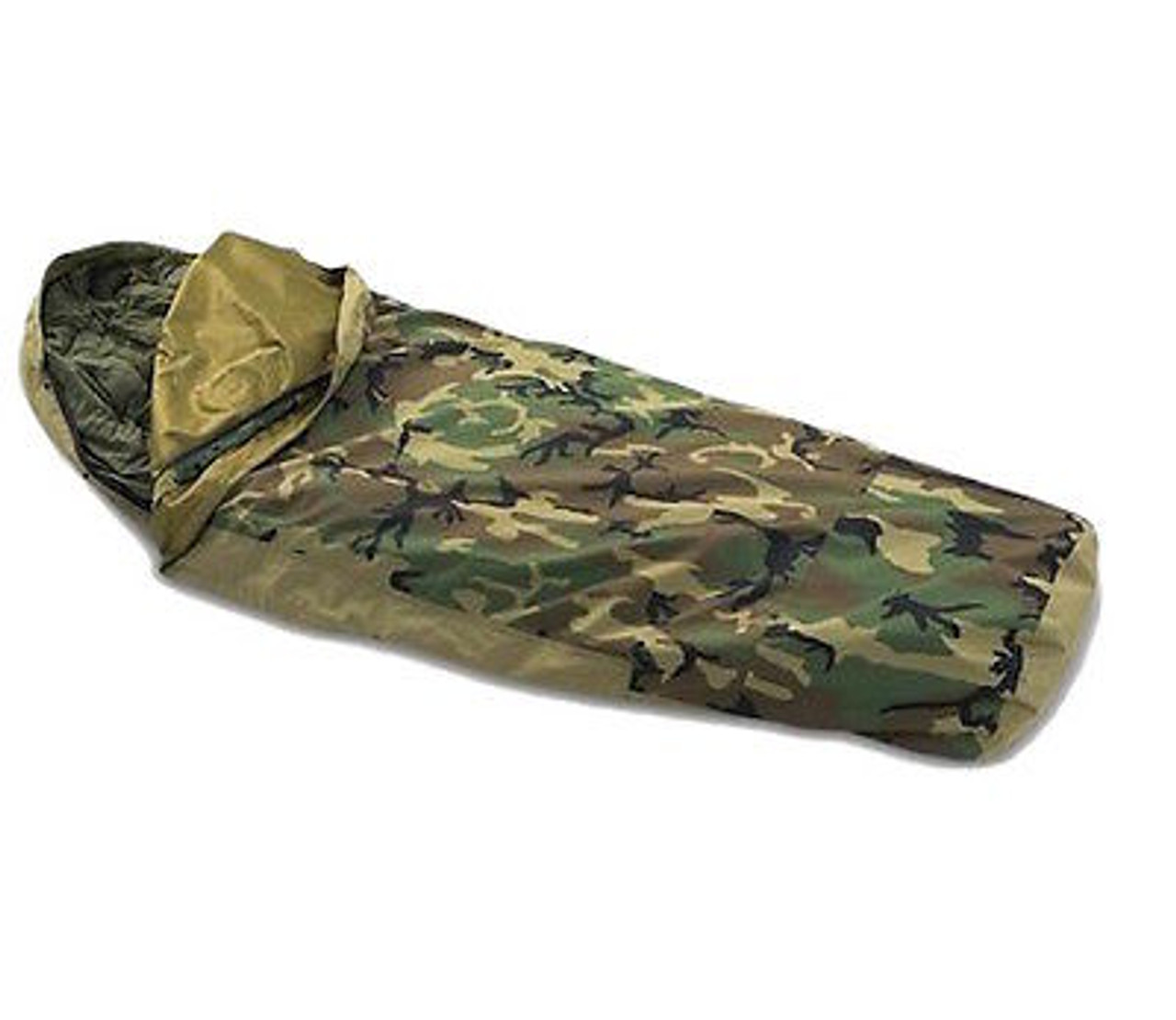 Usgi Mss Goretex Bivy Cover Sleeping Bag Woodland Camo Excellent Nsn Sgt Troys