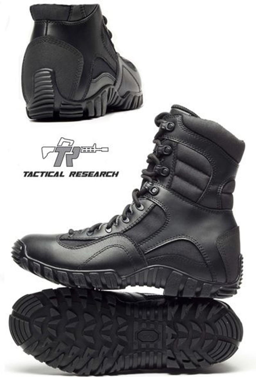 lightweight black tactical boots