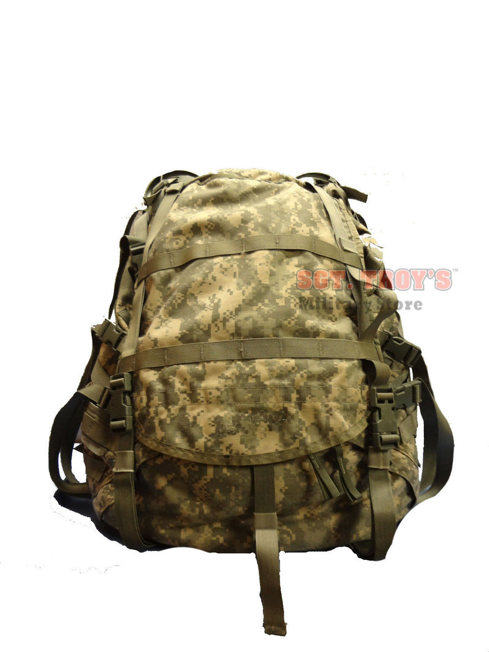 USGI ARMY ACU LARGE MOLLE II RUCKSACK WITH FRAME AND KIDNEY PAD